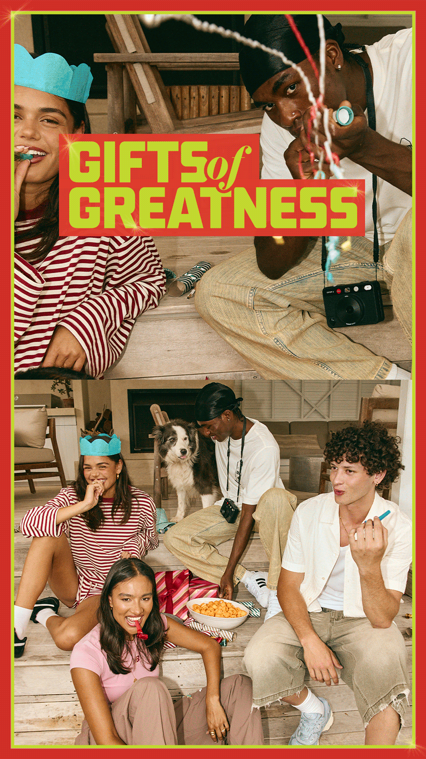 Gifts of Greatness. Wrap Up The Hype. The gifts they really want? The ones that turn heads.