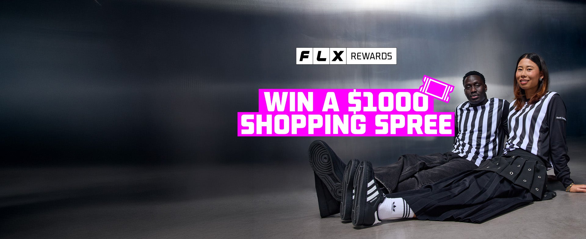 Join FLX Rewards for free and go in the draw to win a $1,000 Foot Locker Shopping Spree. Plus, earn points on every purchase, unlock member-only offers and access exclusive rewards.
