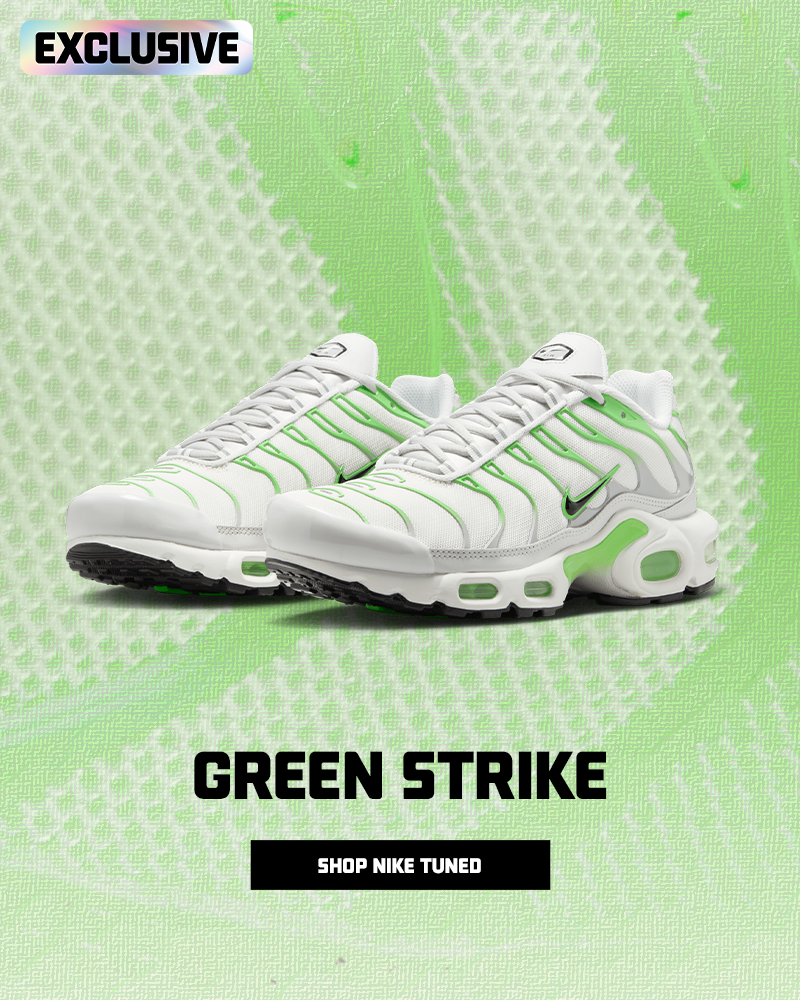 Green Strike. Shop Nike Tuned.