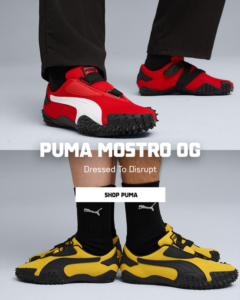 PUMA MOSTRO. DRESSED TO DISRUPT. SHOP MOSTRO.