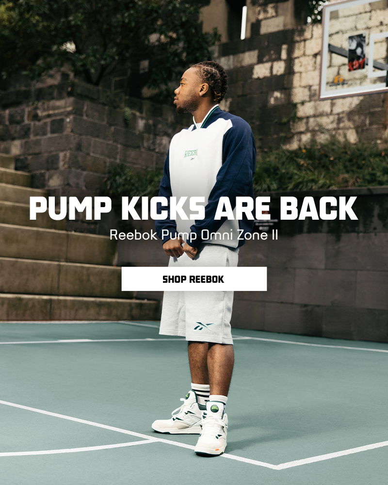 Pump kicks are back. REEBOK Pump Omni Zone II