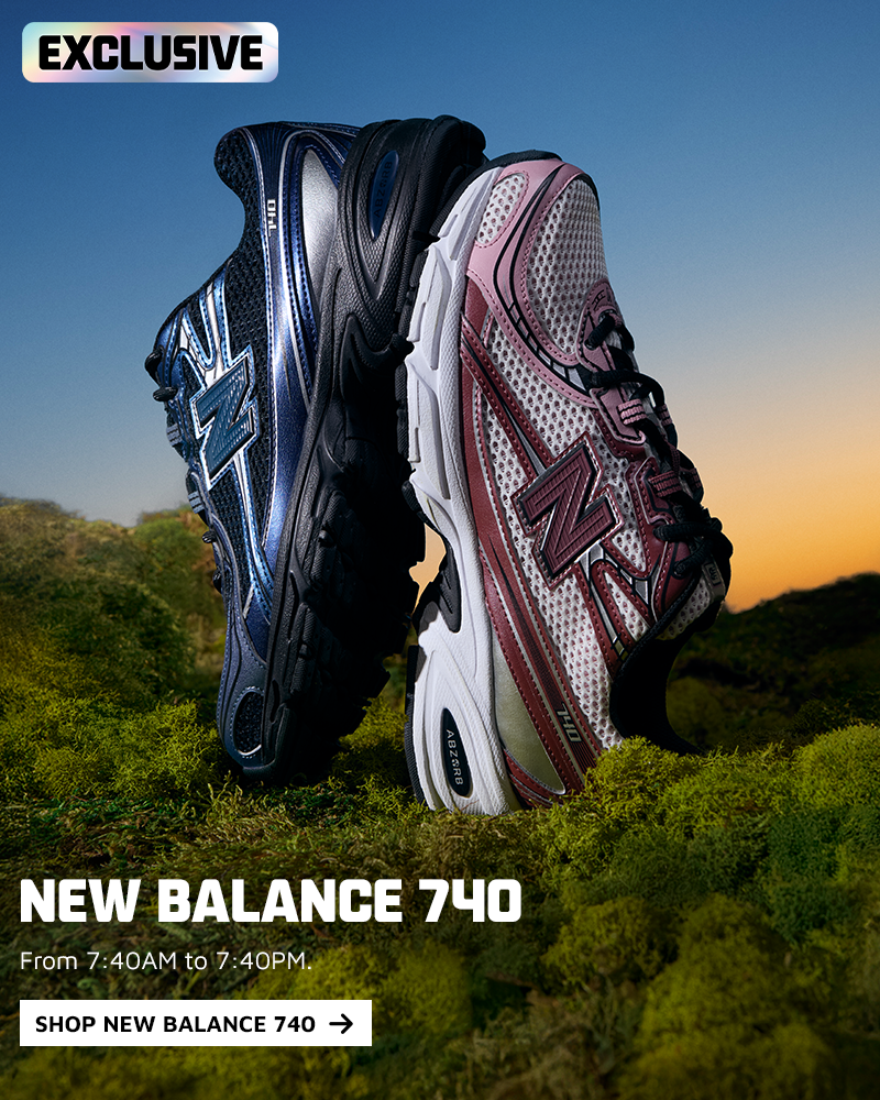 FROM 7:40AM TO 7:40PM If there's a wrong way to wear them, we haven't thought of it.  SHOP NEW BALANCE 740