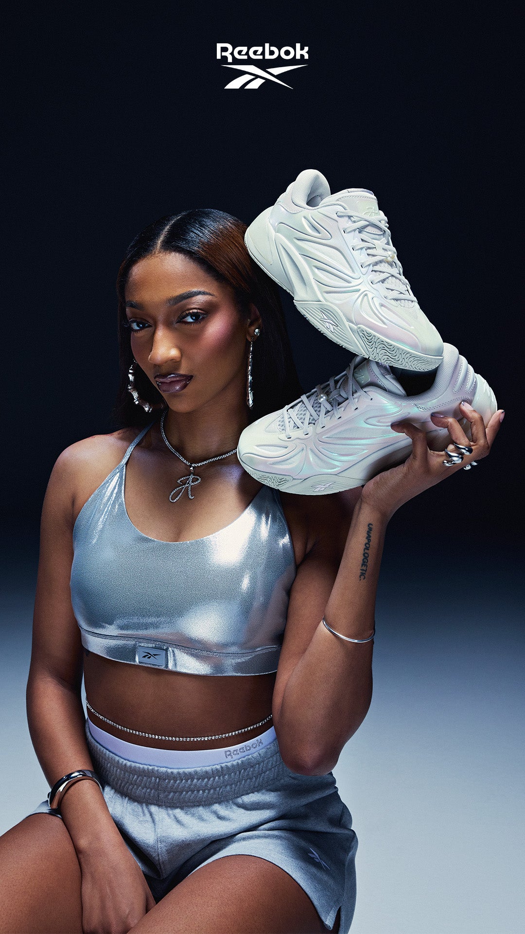 Angel Reese’s first signature sneaker is a fearless fusion of performance and personality. Engineered for impact, styled for culture—this is the Angel Reese 1.