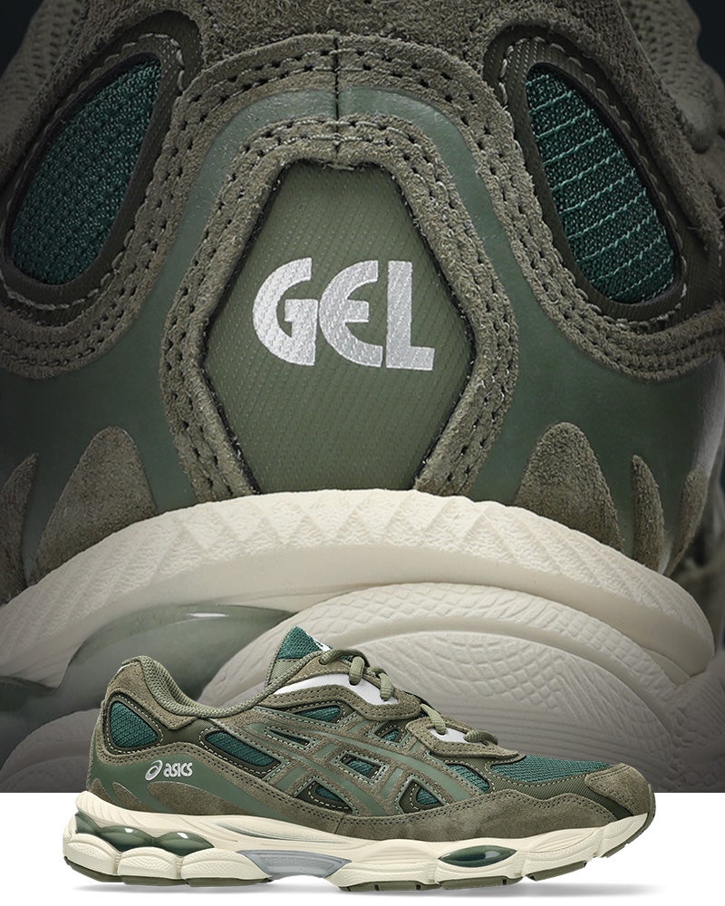 A hybrid of retro and modern, the ASICS GEL-NYC is a must-have addition to your collection.