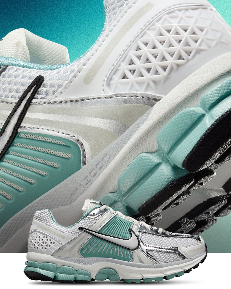 The Nike Vomero 5 takes early 2000s running to modern heights. The layered design makes for one of the coolest sneakers of the season.