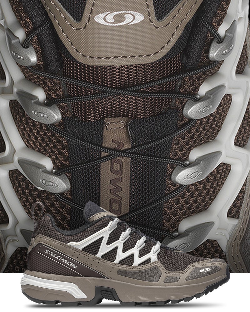 SALOMON ASC + OG. ACS + OG is a modern adaptation from the archives, of a shoe that shaped years of trail running expertise. SHOP SALOMON.