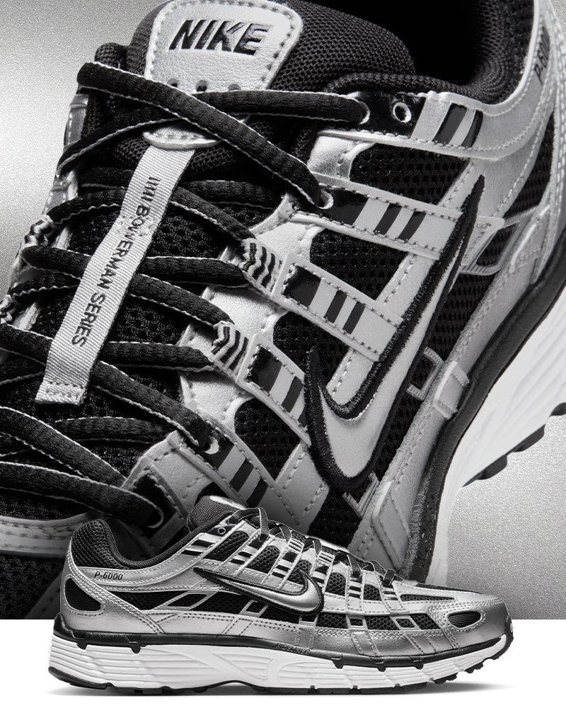 NIKE P-6000 The P-6000 takes early 2000s running style to modern heights. It's the perfect mix of head-turning looks and unbelievable comfort.