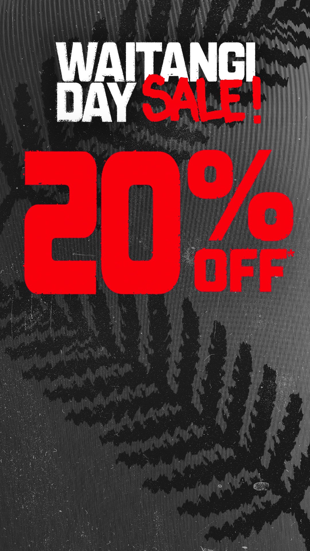 SITEWIDE SALE ON NOW. Celebrate Waitangi Day with savings on full price & sale styles.