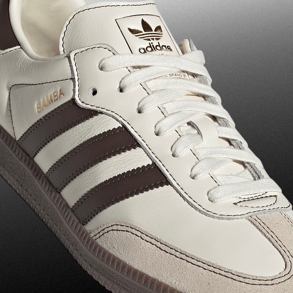 DRIP IN BROWN. A Foot Locker exclusive. The Samba in premium brown tones, only available here. SHOP ADIDAS