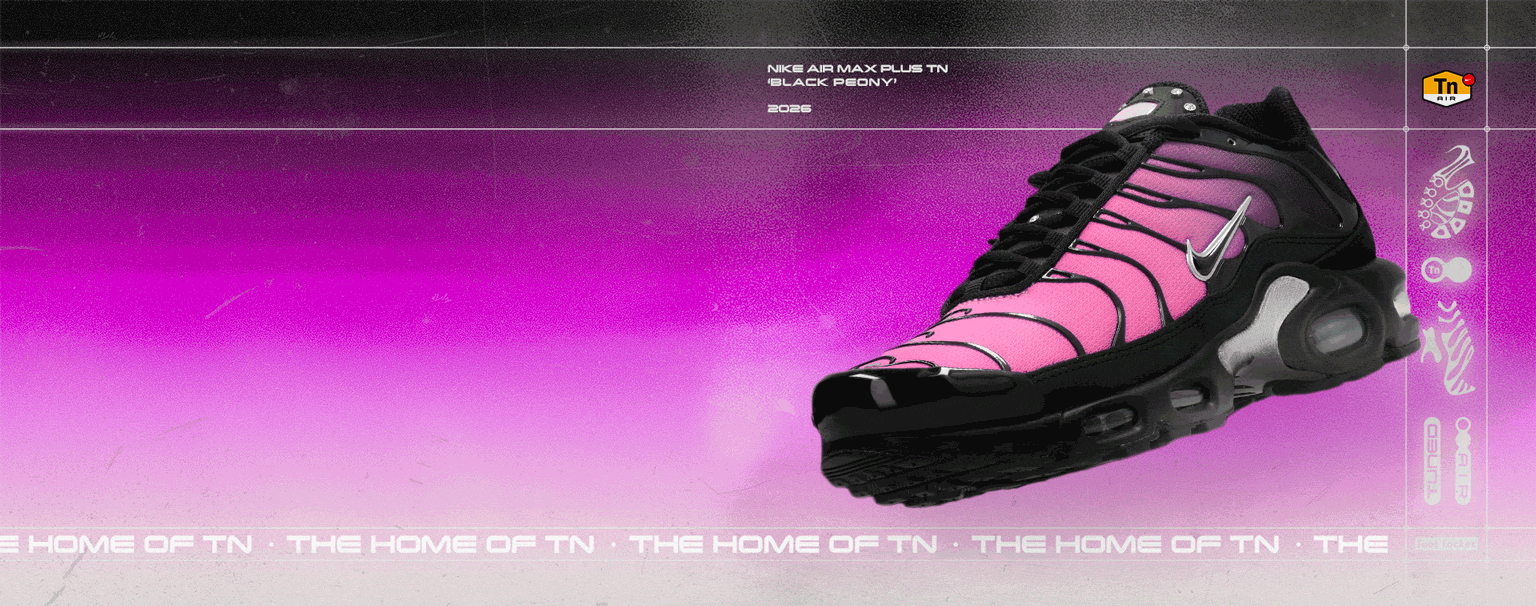 BLACK & BLOOM The TN ‘Black Peony’ turns every step into a statement. SHOP STYLE NOW