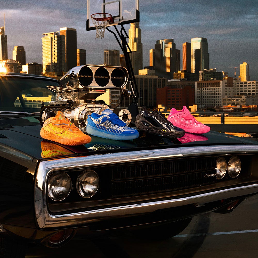 FEEL THE SPEED PUMA MB.05 Fast & Furious brings LA and Miami energy to your game.