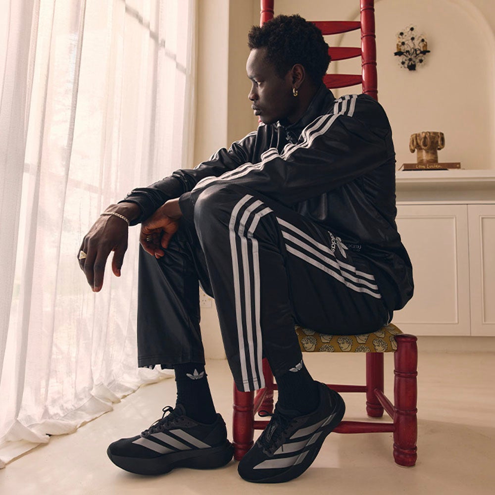 SPEED MODE  adidas Adizero EVO SL keeps it light and fast for night runs. SHOP THE STYLE