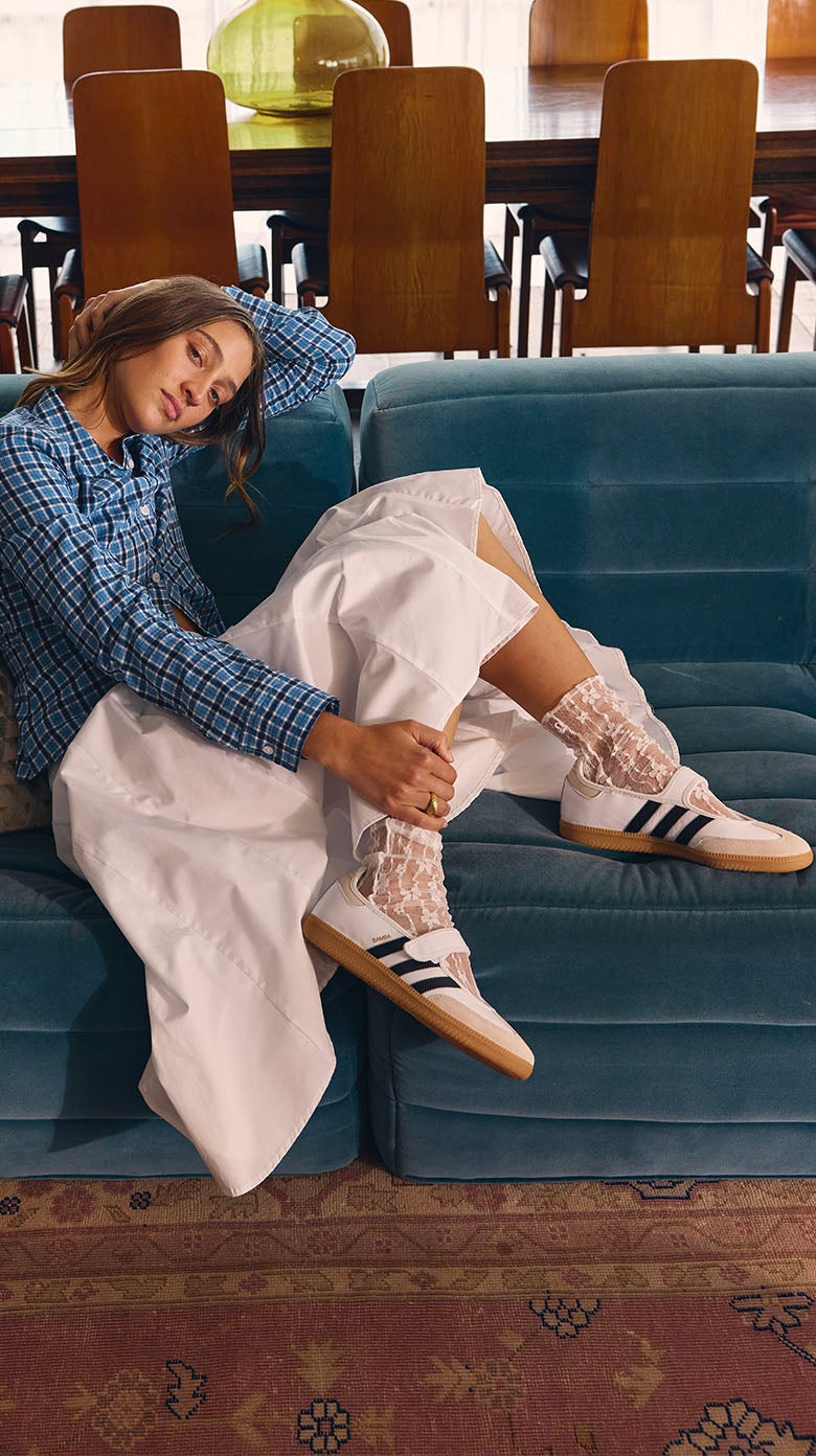 SAMBA, REMIXED Classic Samba, now with a sweet Mary Jane twist. SHOP THE STYLE