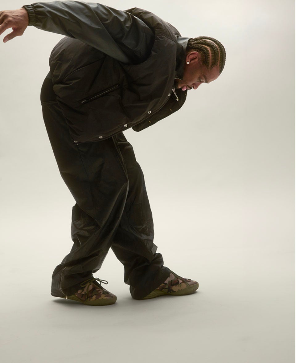 CAMO FOR CLUTCH Fresh camo, fearless moves. Shai 001 is ready to run the game. SHOP THE STYLE