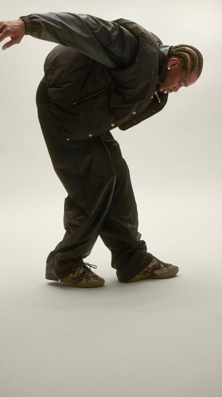 CAMO FOR CLUTCH Fresh camo, fearless moves. Shai 001 is ready to run the game. SHOP THE STYLE