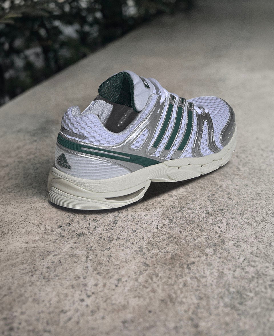 TRACK TO STREET The adidas Adistar Control 5 blends retro running heritage with modern, everyday style. SHOP THE STYLE