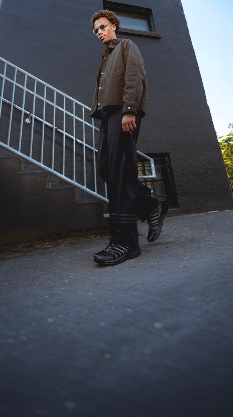 ALL DAY ADIDAS. Adistar 5 comfort and support in Core Black or everyday wear. SHOP NOW