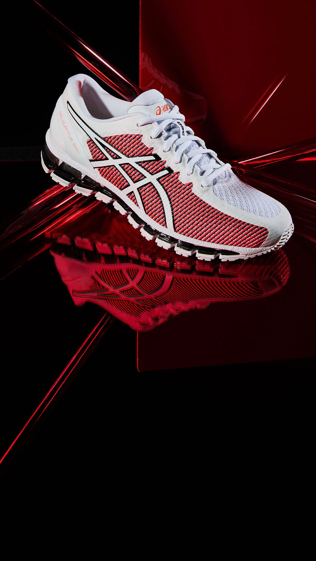 BUILT WITH GEL Advanced 360° cushioning meets high‑energy red for everyday performance. SHOP THE STYLE