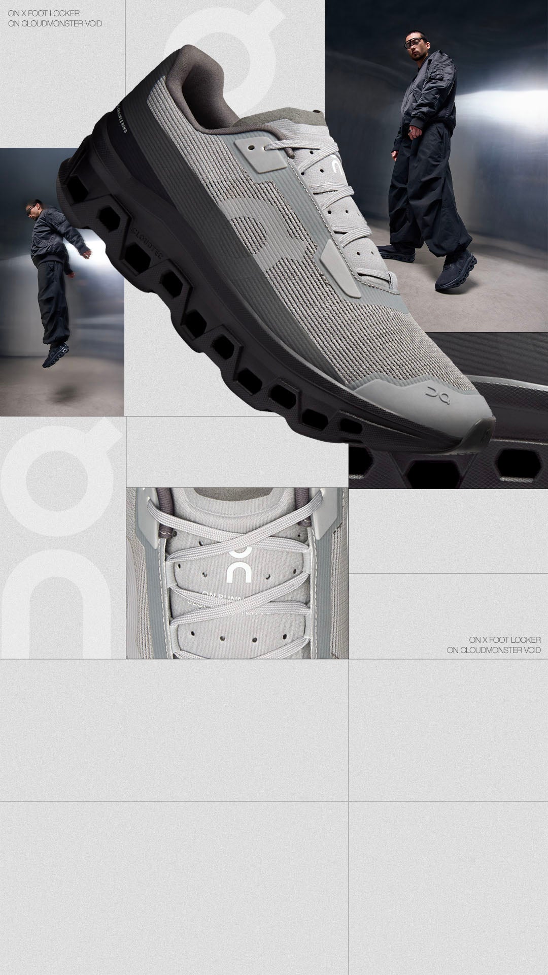 ALWAYS ON A statement sole and muted tones give Cloudmonster Void a street‑ready edge. SHOP THE STYLE