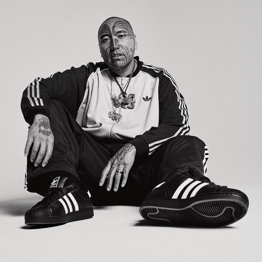 CREATIVE STUDIO - SYLVIA PARK Purchase a pair of adidas Superstar and unlock the chance to receive complimentary ink by Heeds who is a respected tā moko artist. SHOP NOW