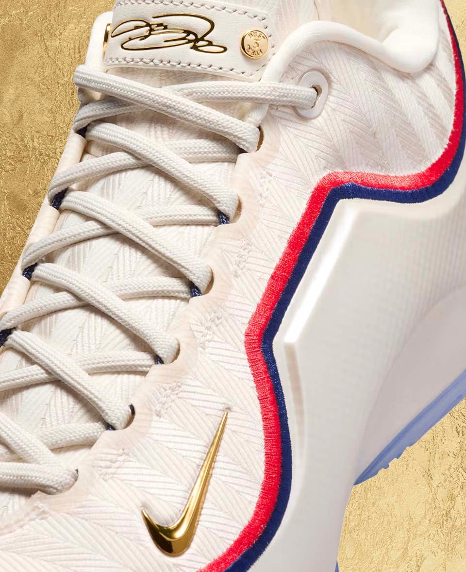 LEBRON 23 'OLD GLORY' Elite on-court power built for LeBron-level dominance. SHOP THE STYLE