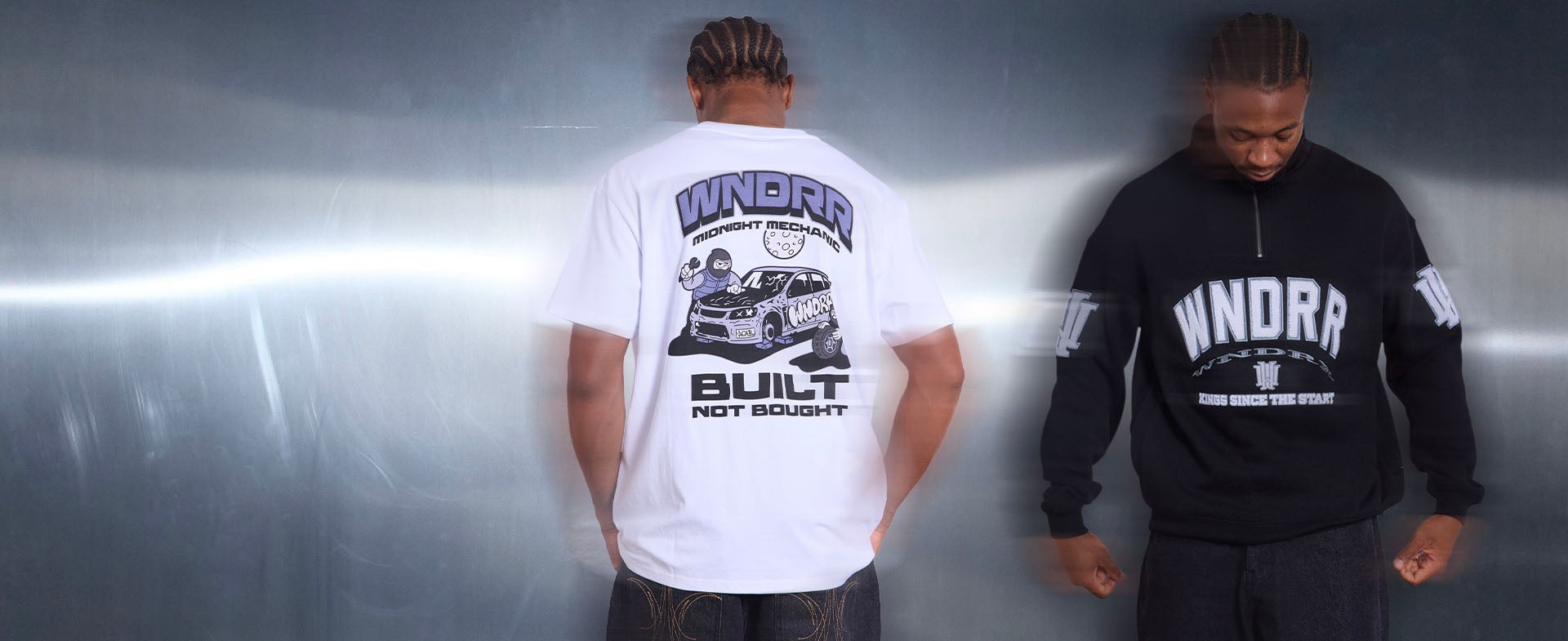 WNDRR STREET FIT. Street ready WNDRR styles built for everyday wear with attitude and comfort.  SHOP THE STYLE