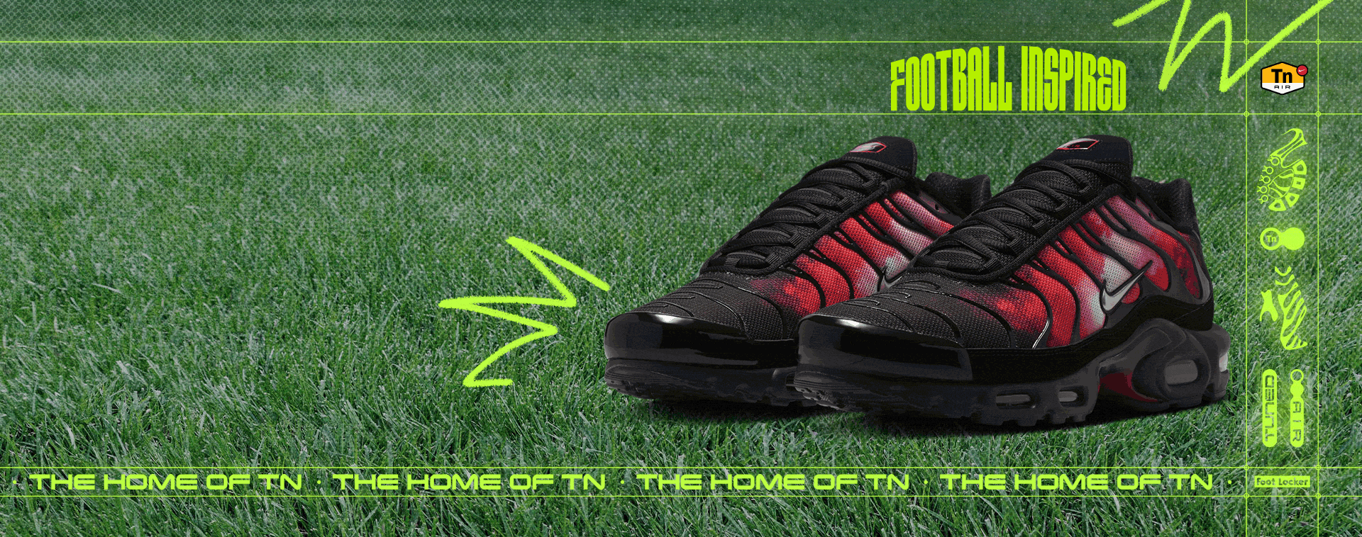 WORLD STAGE TN Football boot DNA meets World Cup energy with fearless street attitude.. SHOP THE STYLES