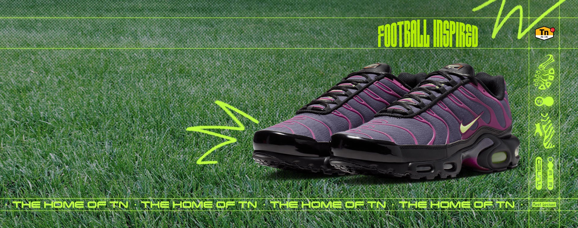 WORLD STAGE TN Football boot DNA meets World Cup energy with fearless street attitude. SHOP THE STYLES