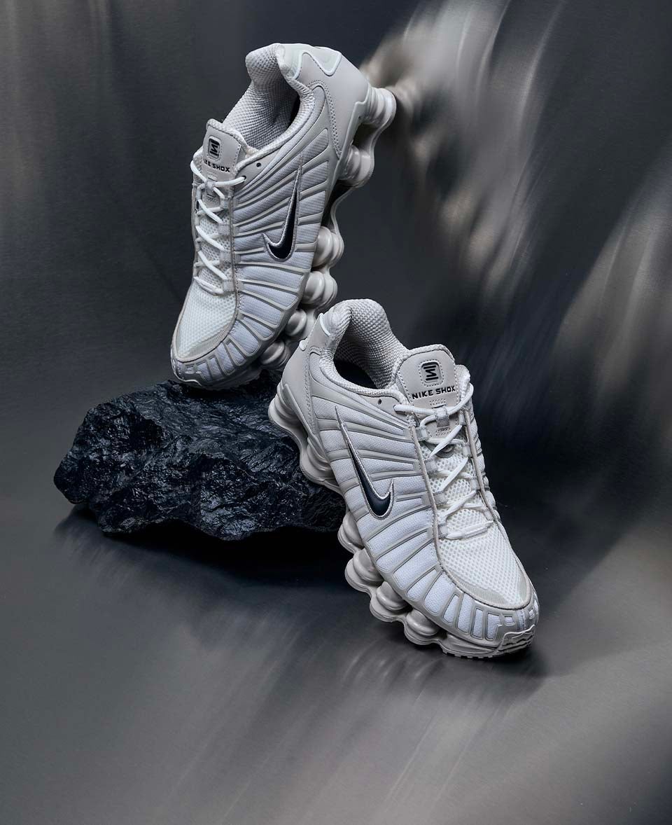 SHOX TL MODE Elevated beige with signature bounce & bold street edge. SHOP THE STYLE