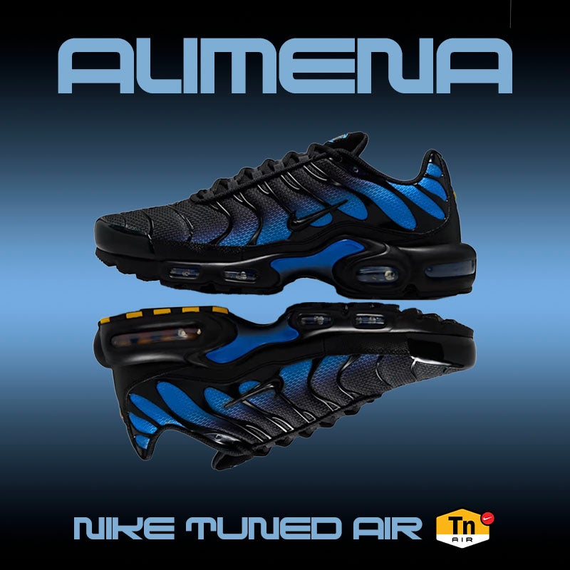 ALIMENA ENERGY Clean blackout look with bold blue accents that pop day to night. SHOP THE STYLES