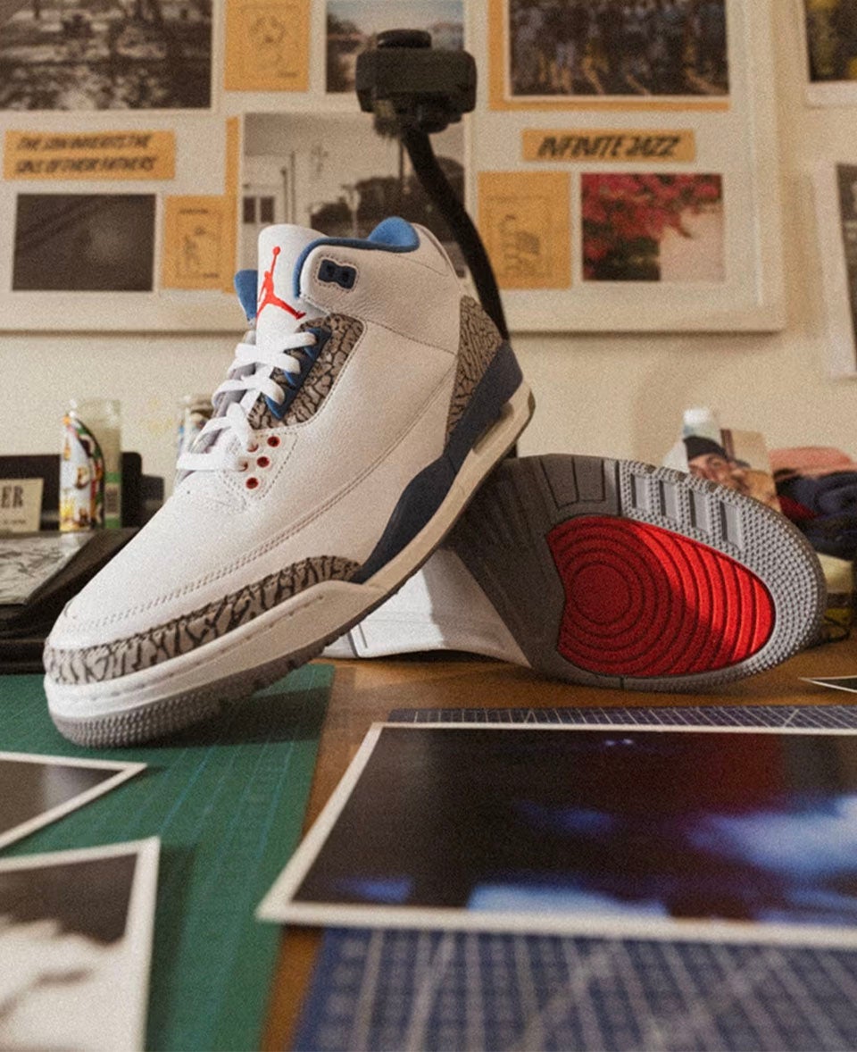 ICONIC IN BLUE. The AJ3 'True Blue' returns for the whole family. Icon status starts here. SHOP THE STYLE