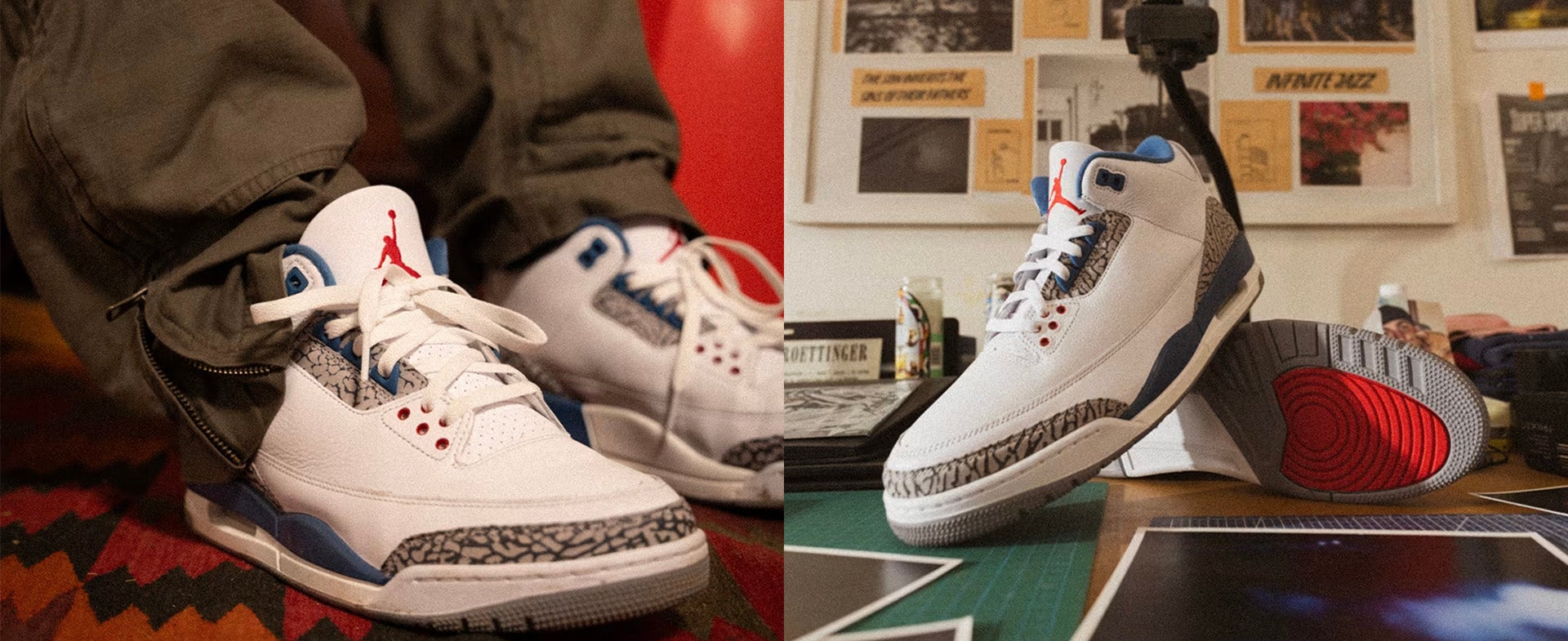 ICONIC IN BLUE. The AJ3 'True Blue' returns for the whole family. Icon status starts here.. SHOP NOW