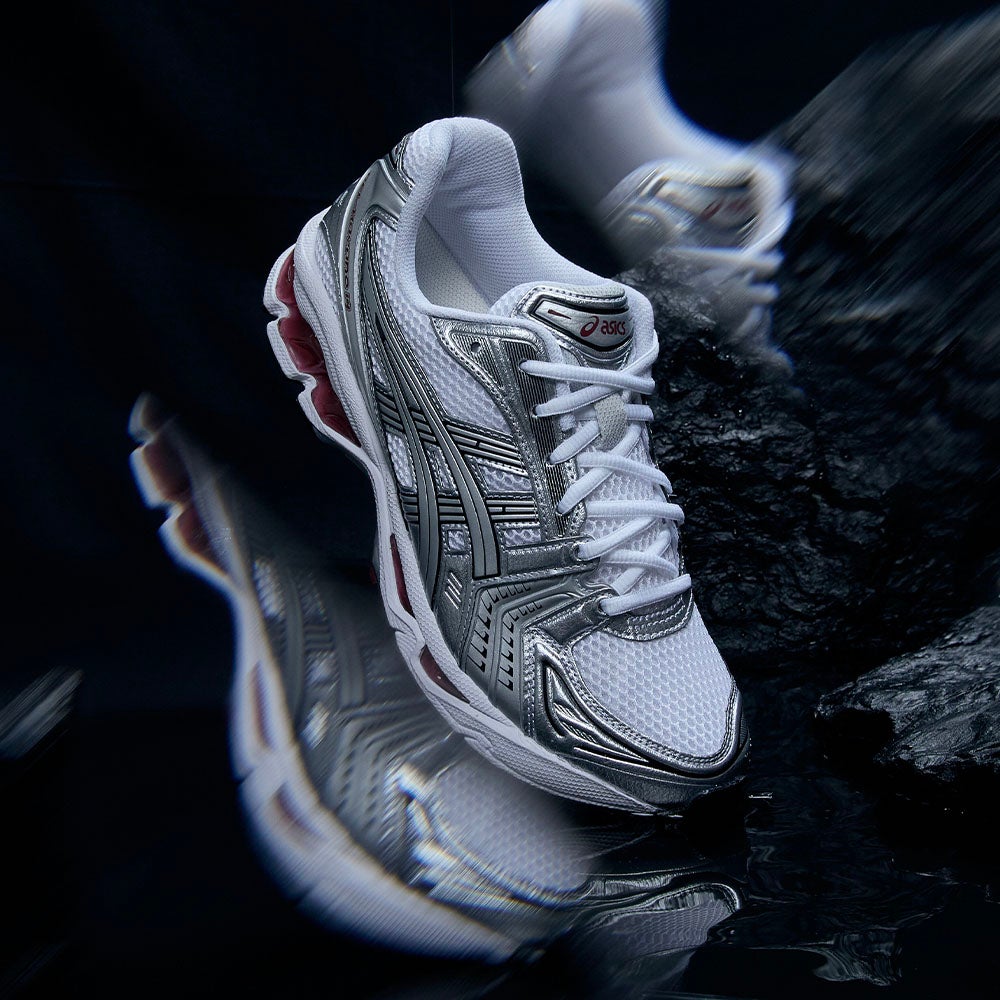 GEL-KAYANO 14. The iconic runner is back with plush cushioning and bold Y2K looks. SHOP NOW