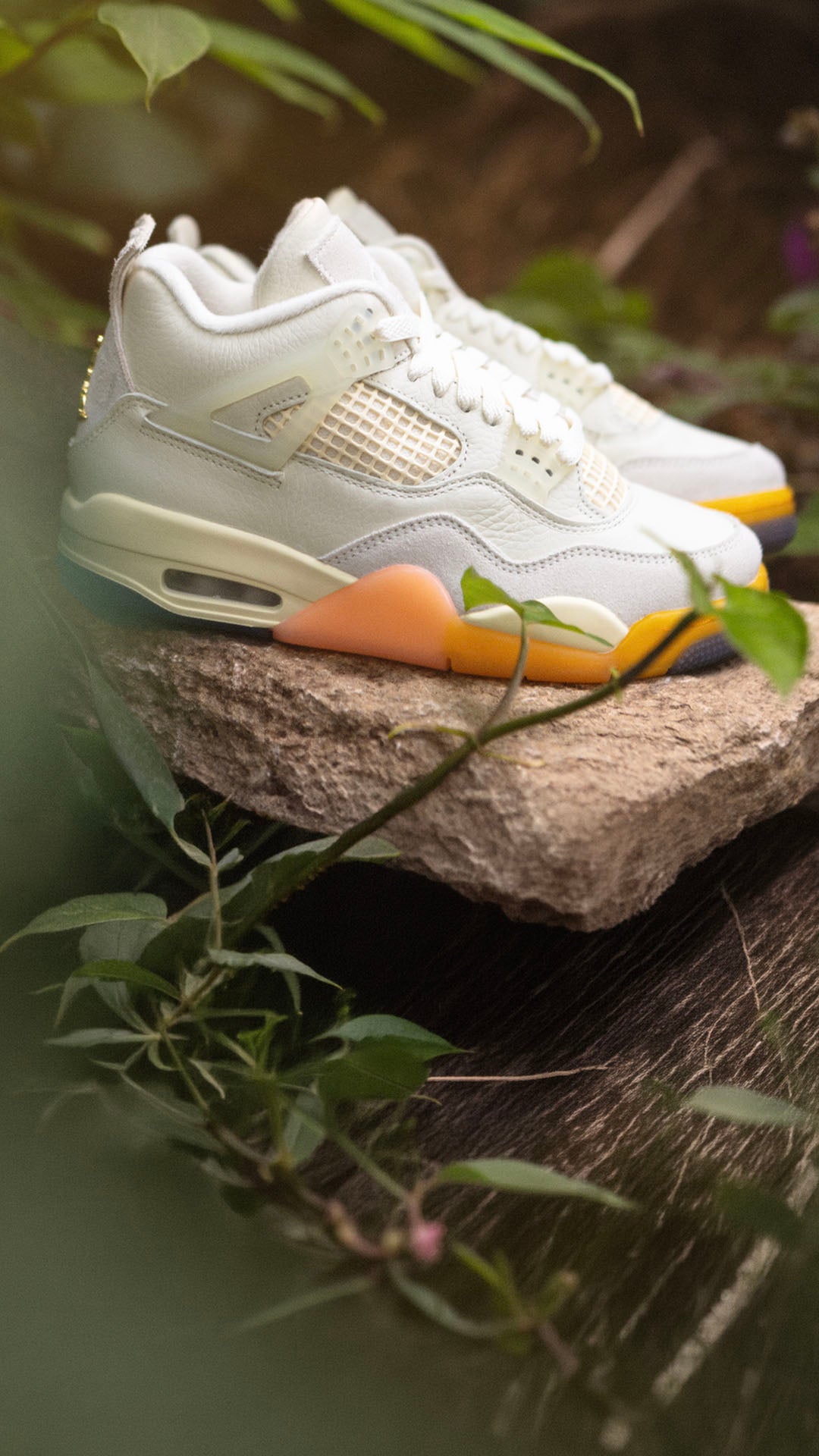 TROPICAL COMFORT. Classic AJ4 craftsmanship paired with tropical accents and all-day comfort. SHOP NOW