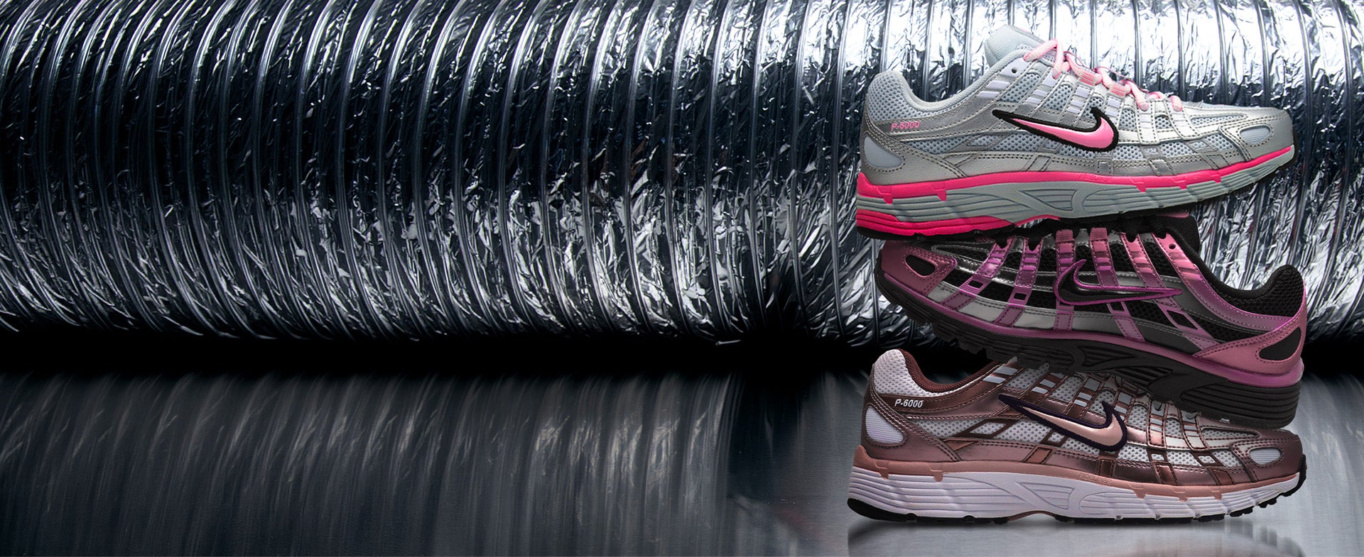 PINK POWER P-6000 The Nike P-6000 brings retro running energy with a fresh pink twist. SHOP THE STYLE