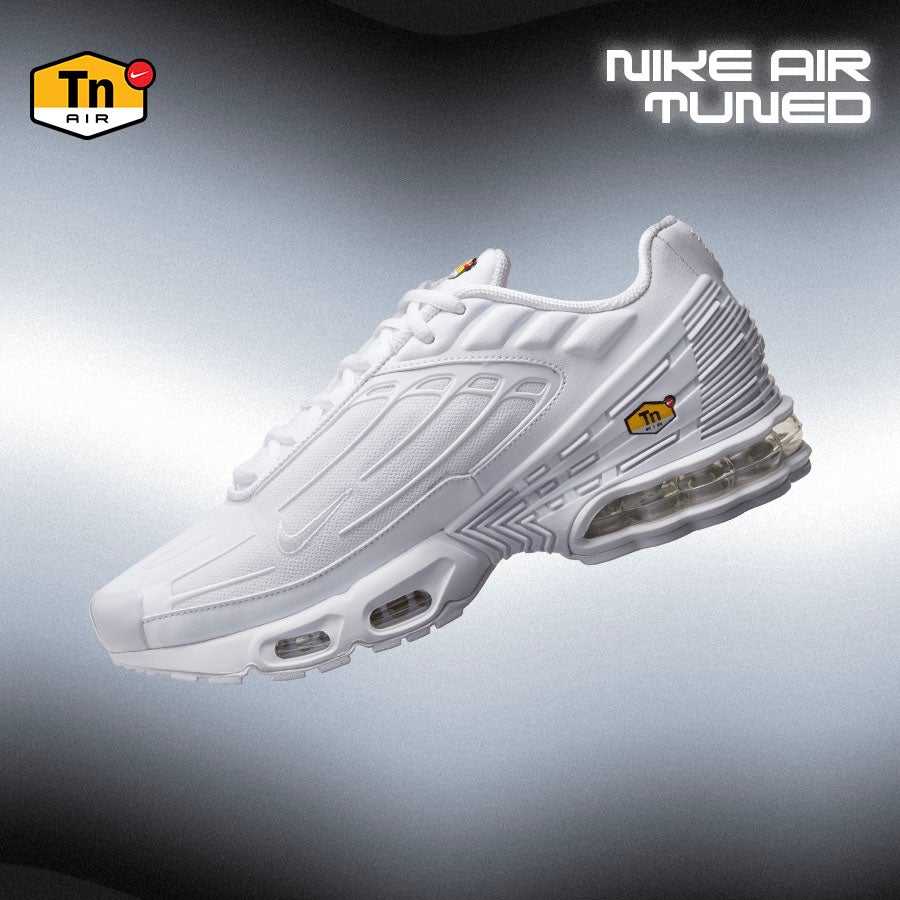 STRATUS SEASON Fresh TN3 heat in an all-white colourway that speaks for itself. SHOP THE STYLES