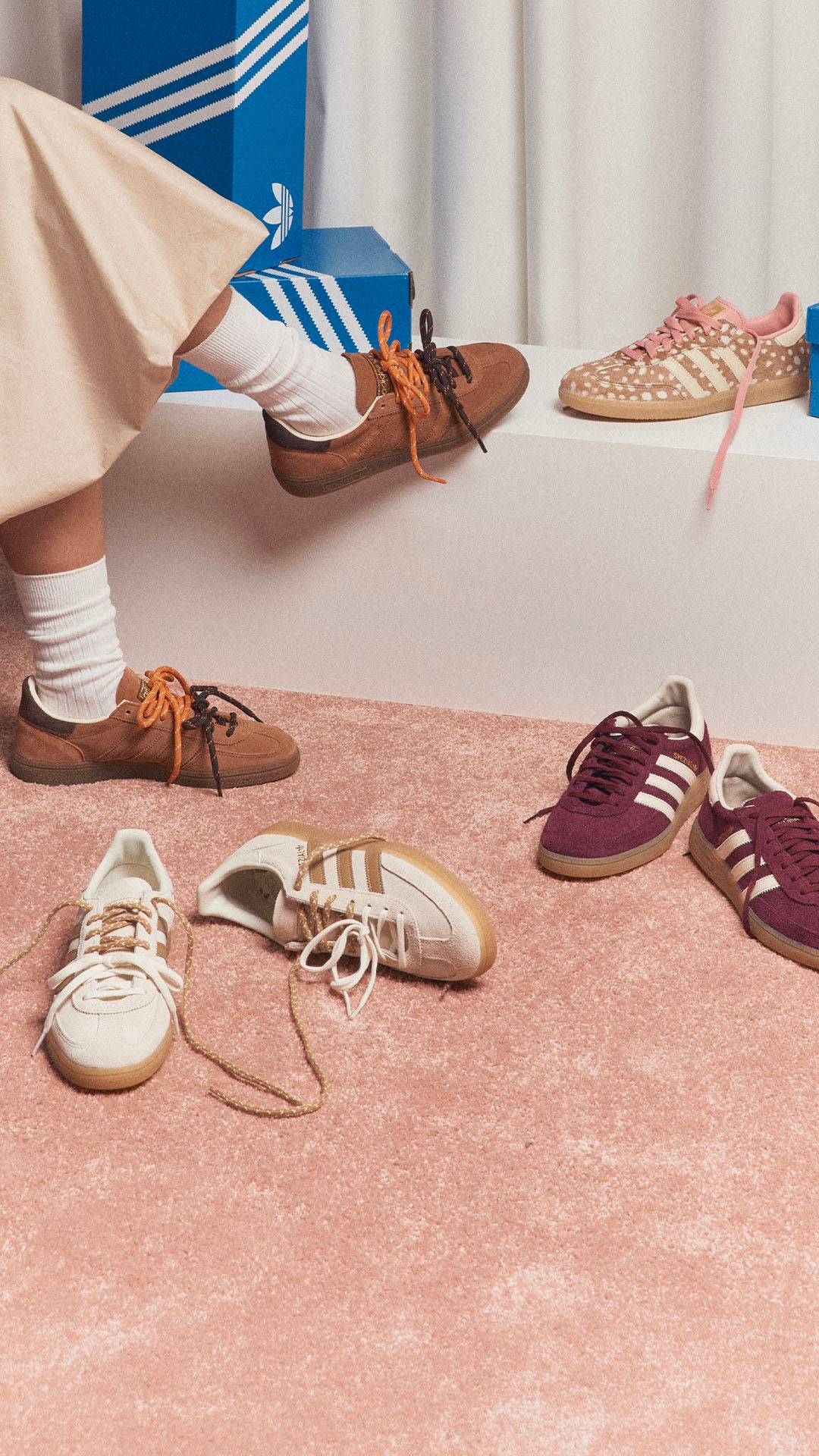 FRESH SEASON. FRESH ADIDAS. Step into spring with fresh Samba and Spezial colourways made for effortless style. SHOP THE STYLES