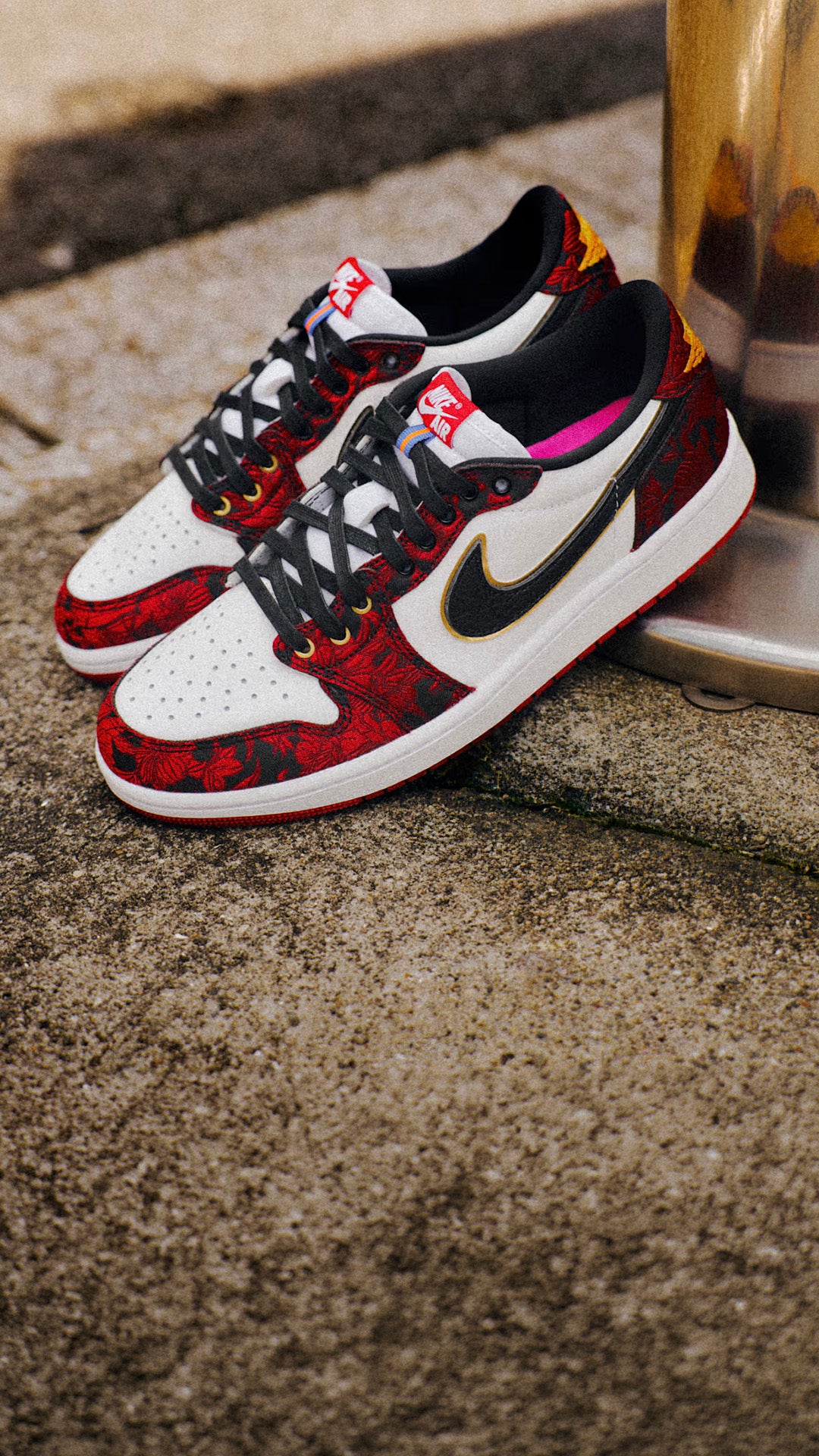 AJ1 OG LOW 'PATTERN'. Jordan Retro 1 Low OG 'Pattern' brings bold prints & iconic energy. SHOP THE STYLE
