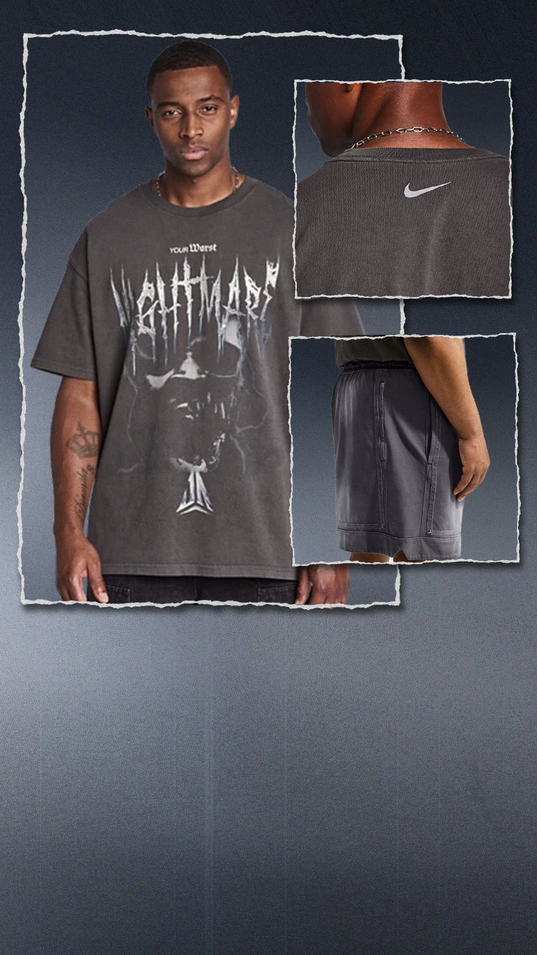 JA AFTER DARK. Turn up your rotation with the Ja Nightmare Tee and Pro Basketball Shorts. SHOP THE COLLECTION