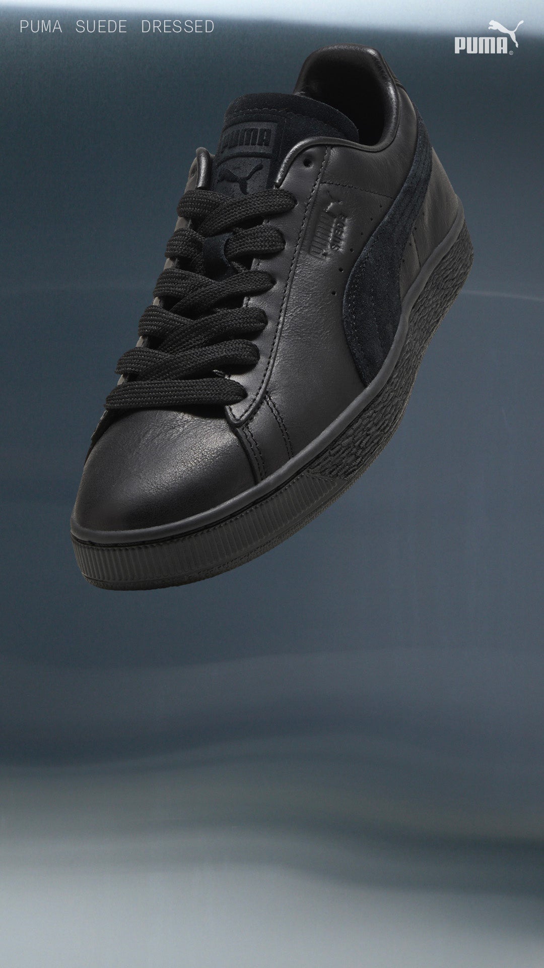 SUITED & SUEDED A streetwear legend gets dressed up. The PUMA Suede Dressed puts a polished spin on an icon.  SHOP THE COLLECTION