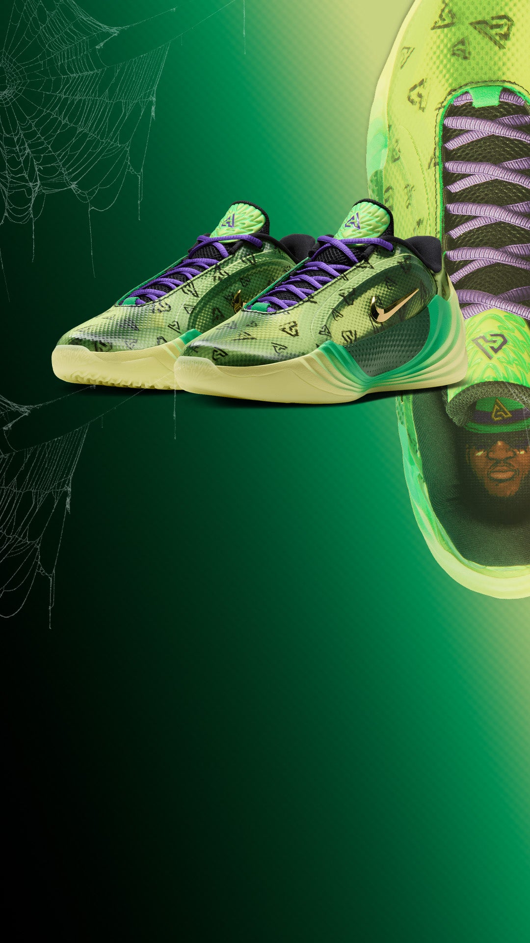 FREAK 8 The Nike Giannis Freak 8 serves up a scary-fresh Halloween look. SHOP THE STYLE
