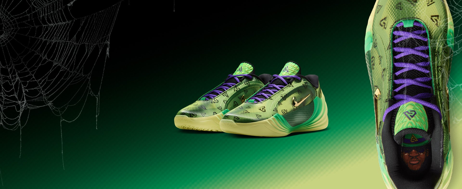 FREAK 8 The Nike Giannis Freak 8 serves up a scary-fresh Halloween look. SHOP THE STYLE