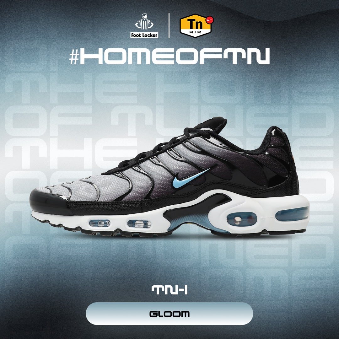 TN1 GLOOM Enter the ‘Gloom’ in an icy new take on the Nike Tuned 1.