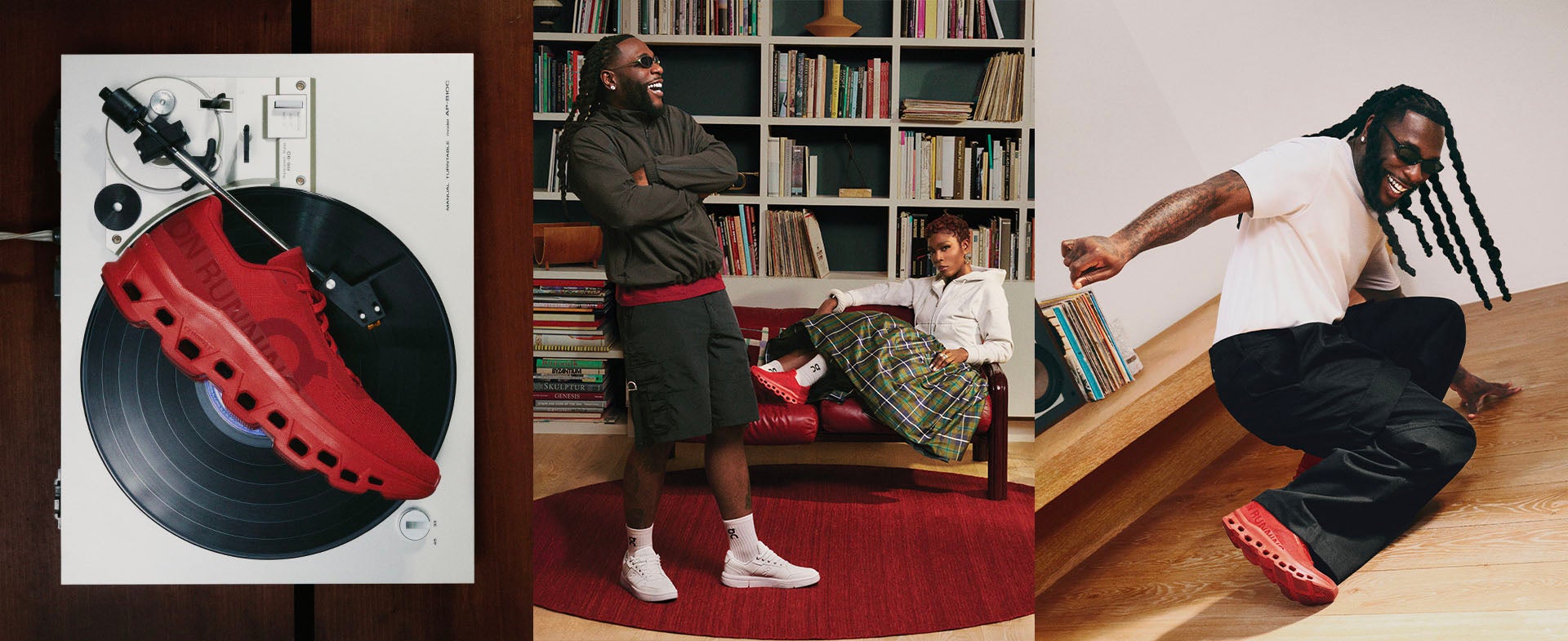 BURNA BOY FEAT. ON Step into Burna Boy’s selection of On, made to keep every move in motion. SHOP THE STYLE