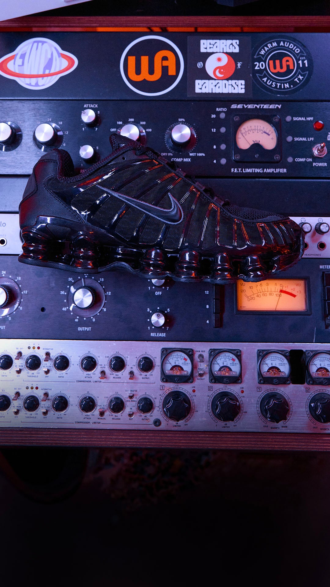 NIKE SHOX. High-impact cushioning meets a slick, all-black look made to stand out. SHOP THE STYLE