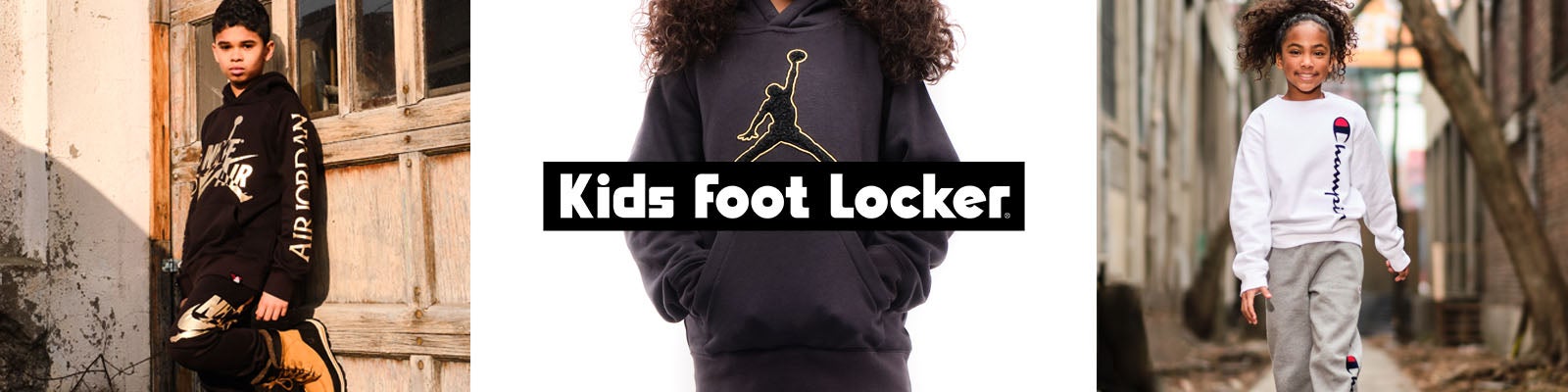 kids foot locker champion outfits