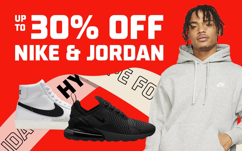 NWT Nike Air Jordan Boys YXL Gray/White/Red All Over Print Sweat