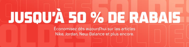 Jusqu’à 50 % de rabais