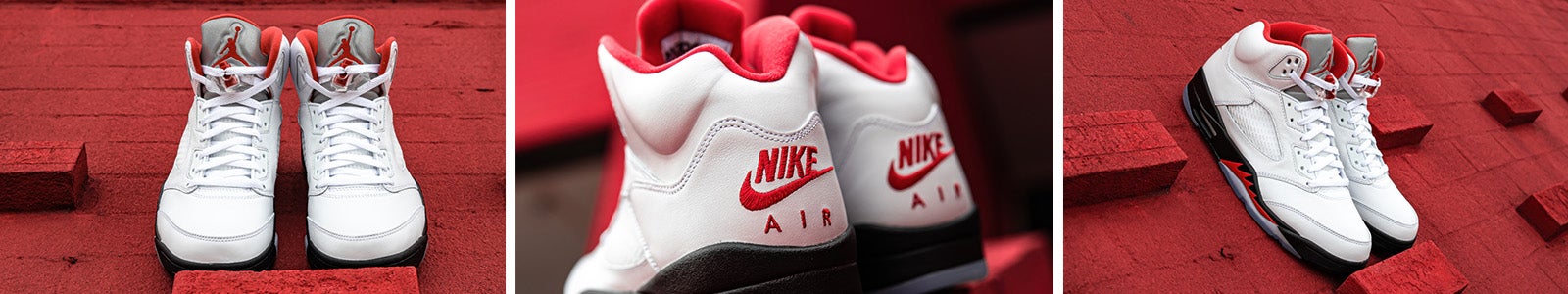 Jordan Retro 5 'Fire Red' Collection 