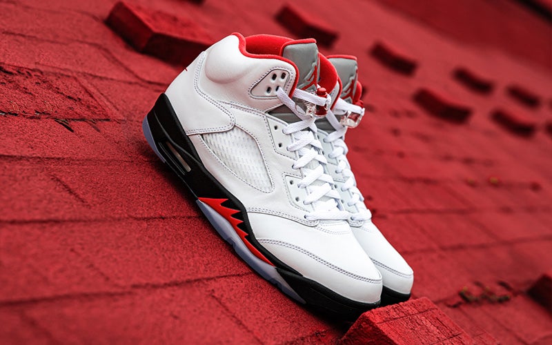 Jordan Retro 5 'Fire Red' Collection 